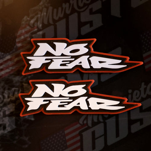 2 Pack No Fear Tank Badge