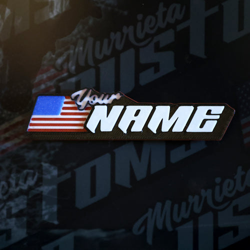 Flag Name Badge