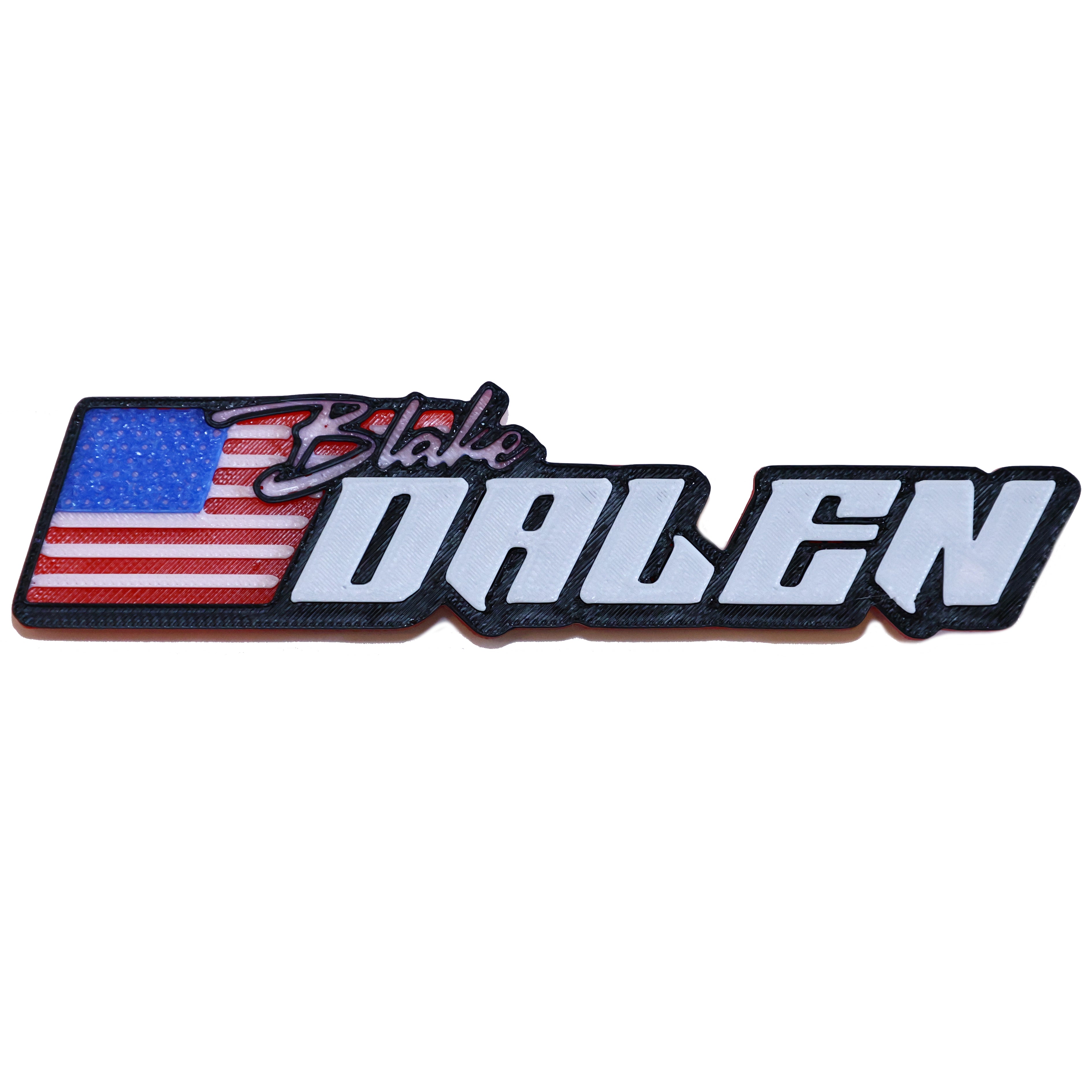 Flag Name Badge