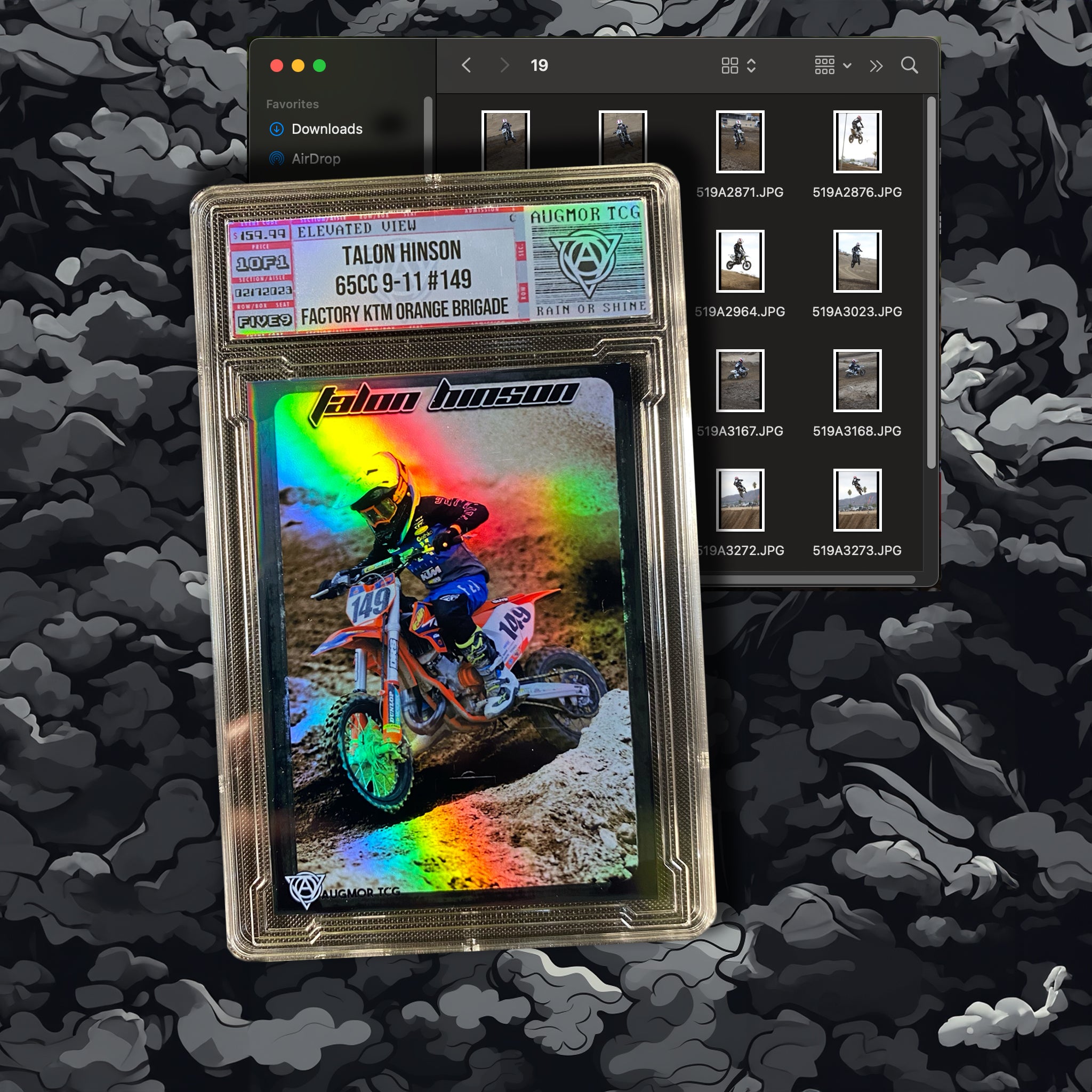 Trading Card Photo Package